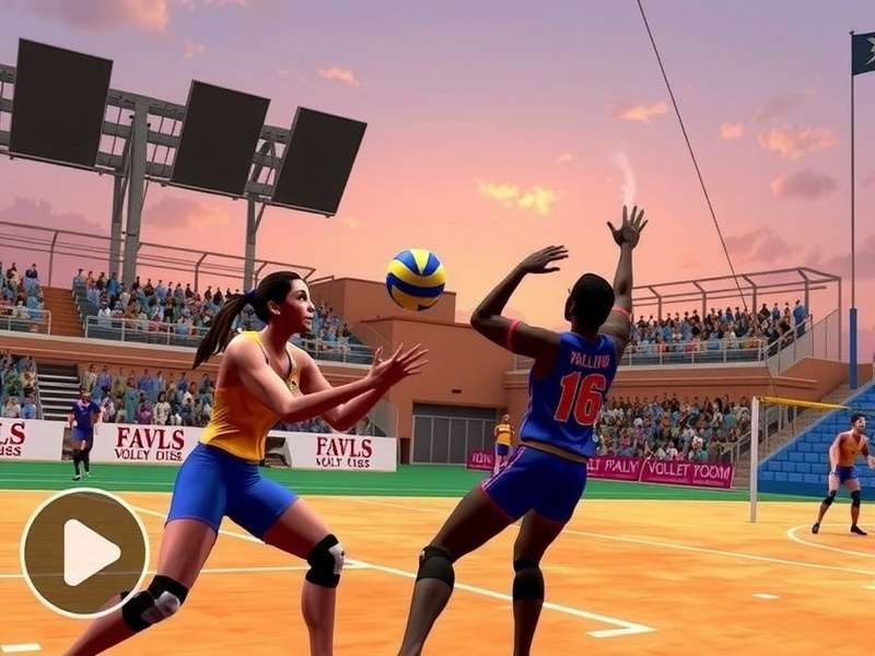 Volley Titans Gujarat Rise Gameplay Screenshot